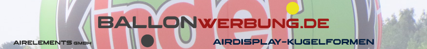 AirElements&reg; Kugel-AirDisplays und Banner Starseite